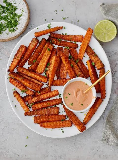baked carrot fries